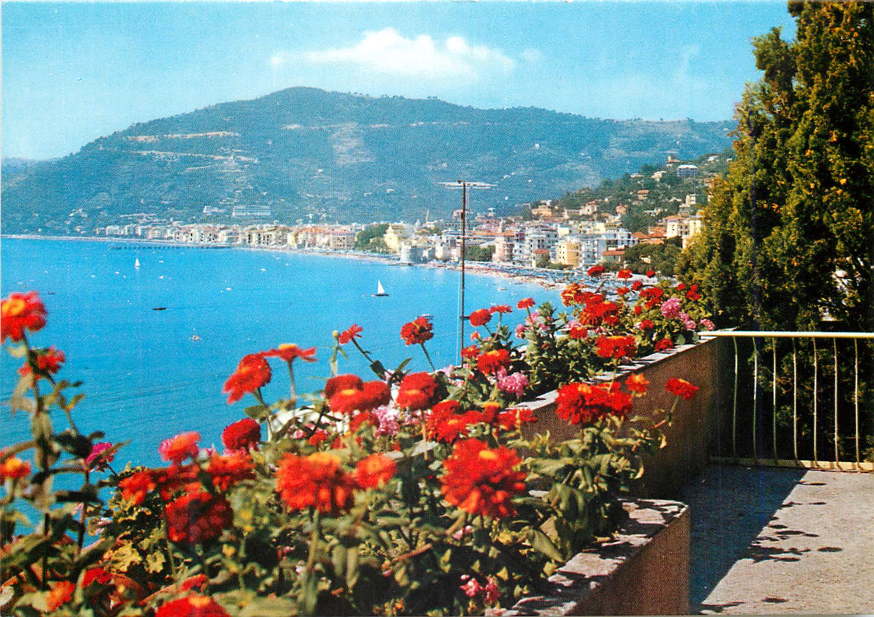 CPM Alassio Riviera des Fleurs Hyme de la nature a la joie de vivre