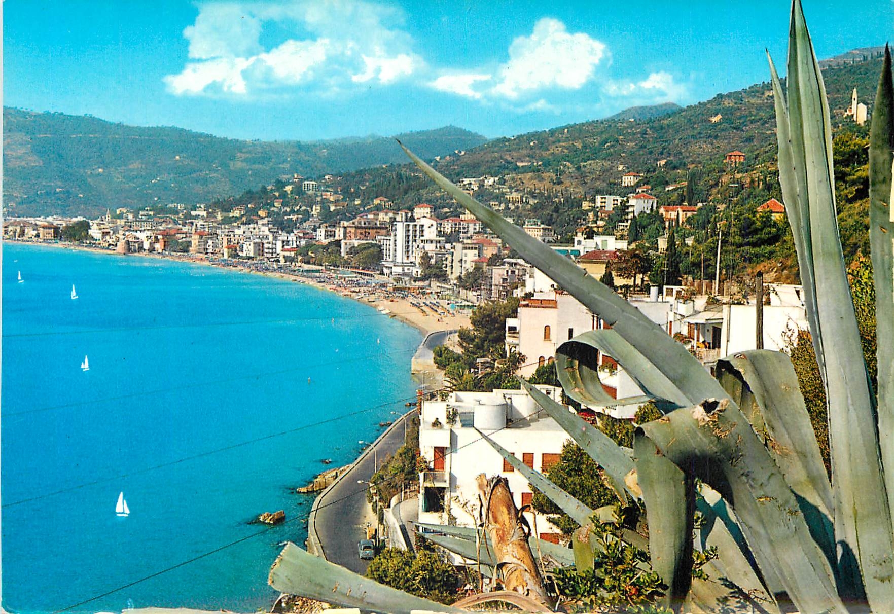 CPM Riviera dei Flori Alassio Panorama