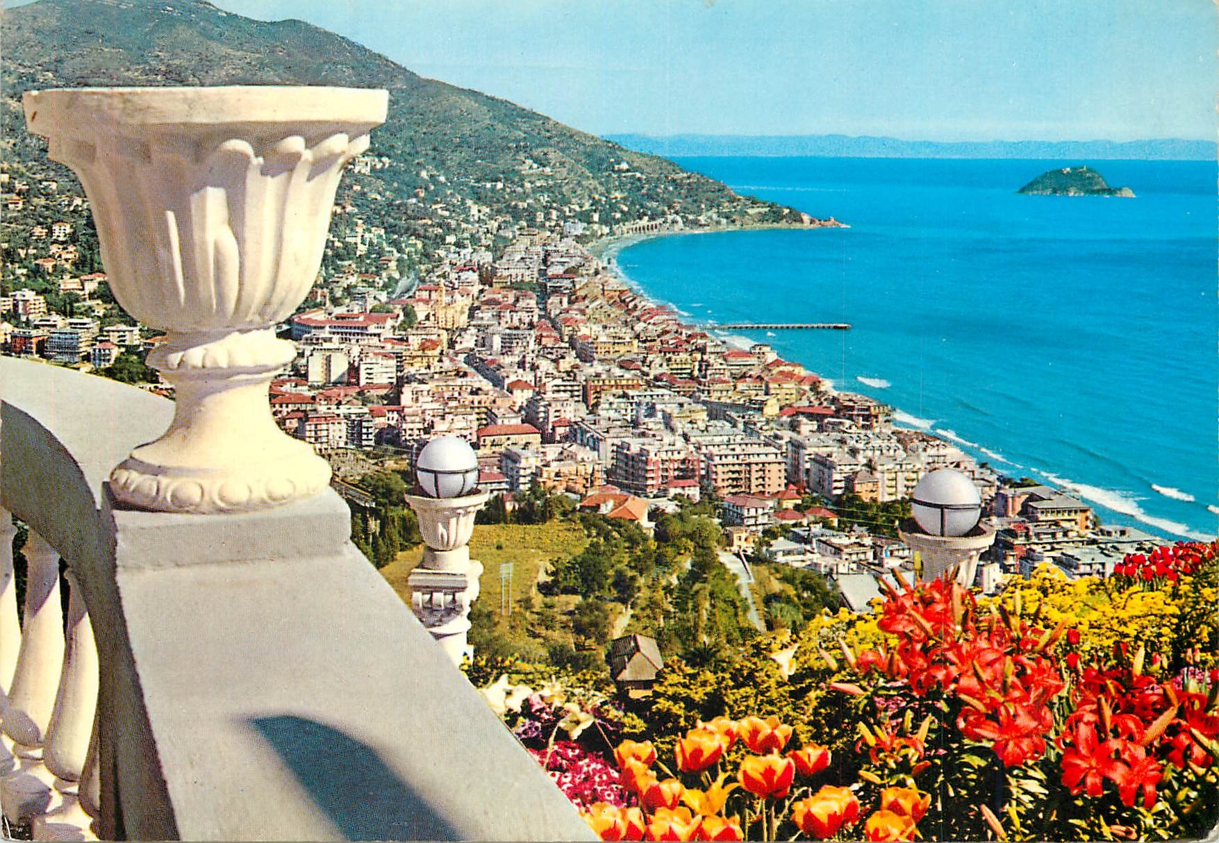 CPM Riviera dei Flori Alassio Panorama