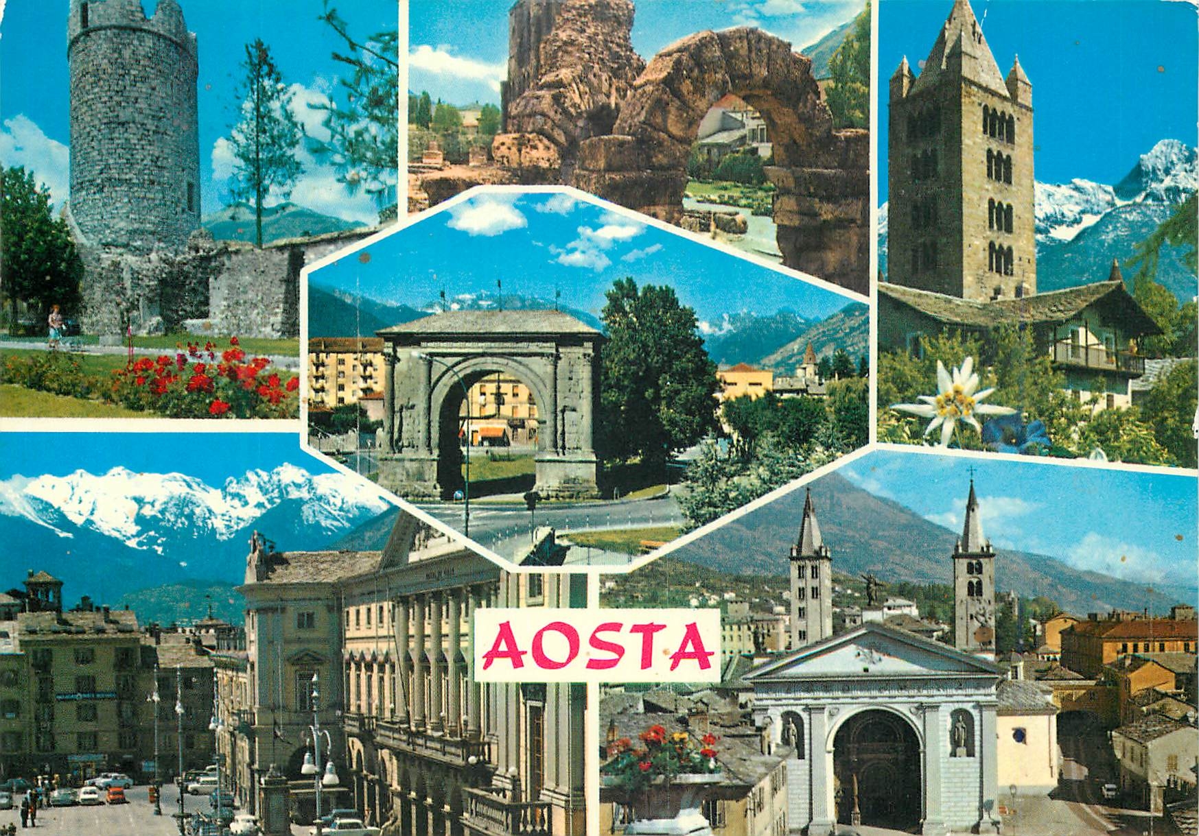 CPM Roman Tour Neuve Taetro Romano Campanile di S Orso