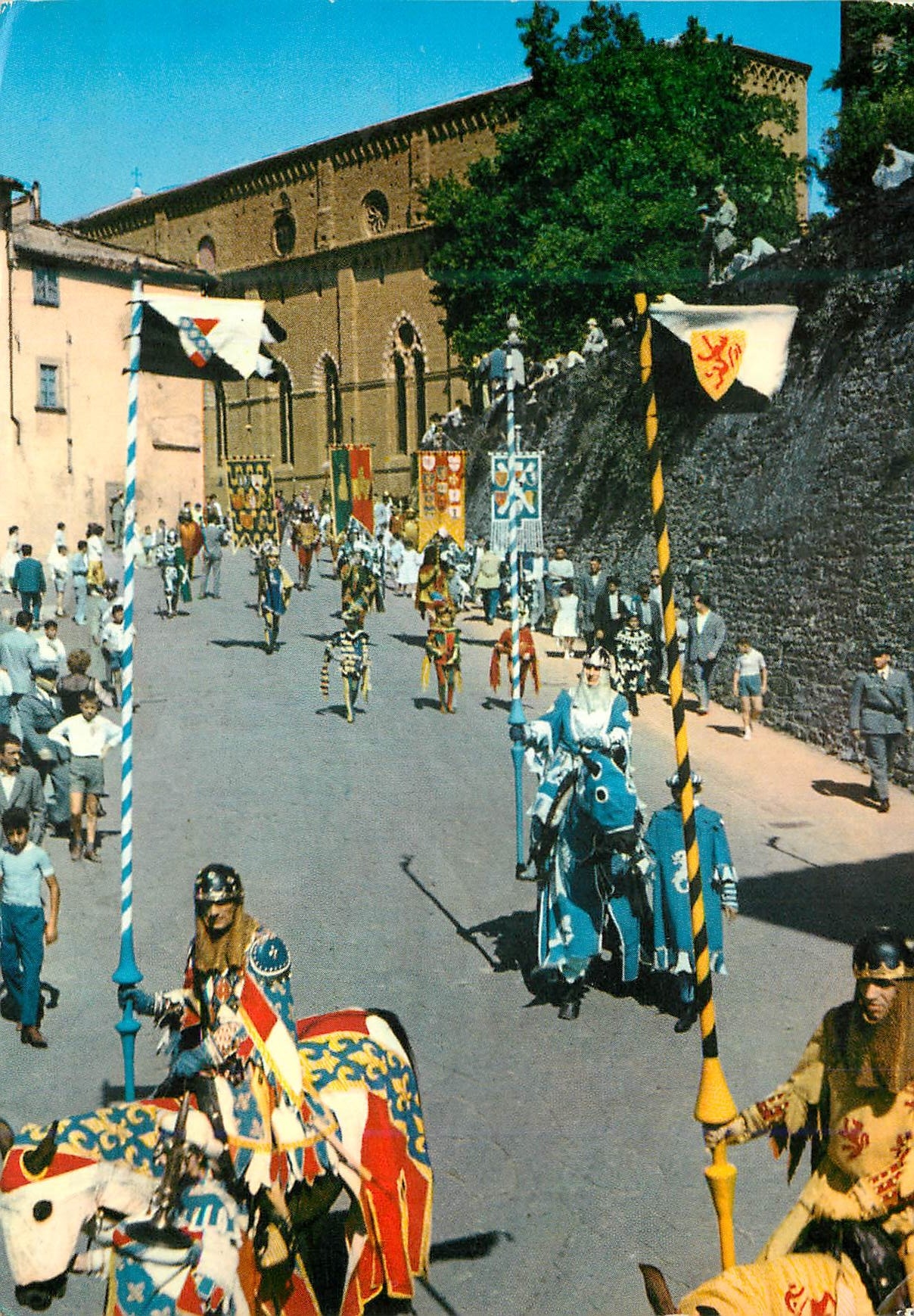 CPM Arezzo Glonira del Saracino Joute du sarrasin Defile Militaria