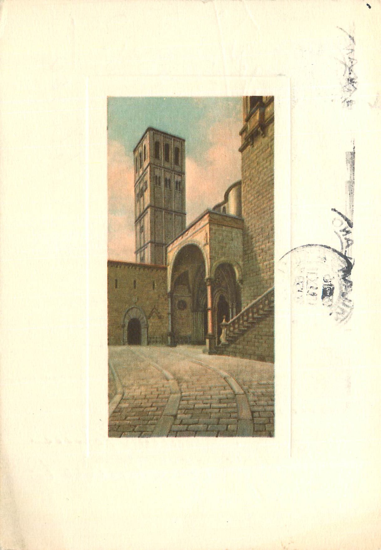 CPM Collezione dei Campanili d Italia di Dandolo Dellini Assisi S Francesco