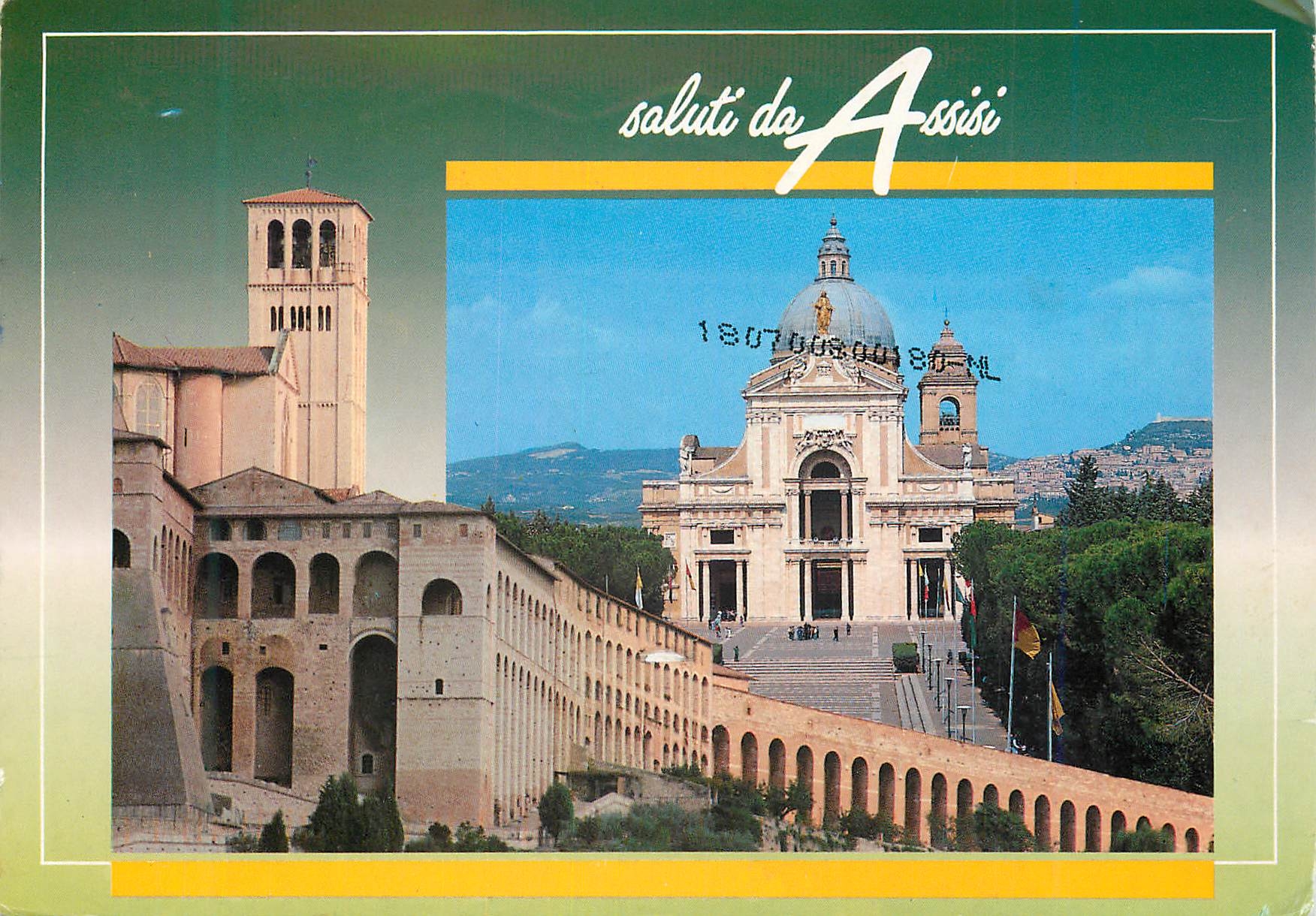 CPM Assisi Basilique de St Francois et Basilique de Ste Marie des Anges