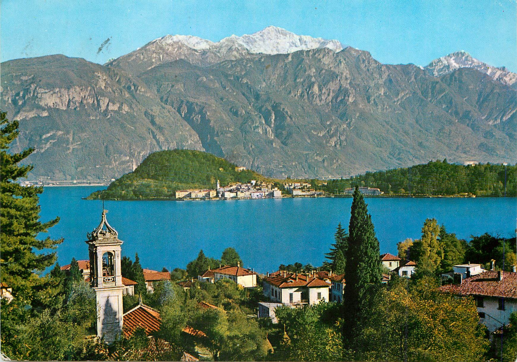 CPM Lac de Come Bellagio vue depuis Griante