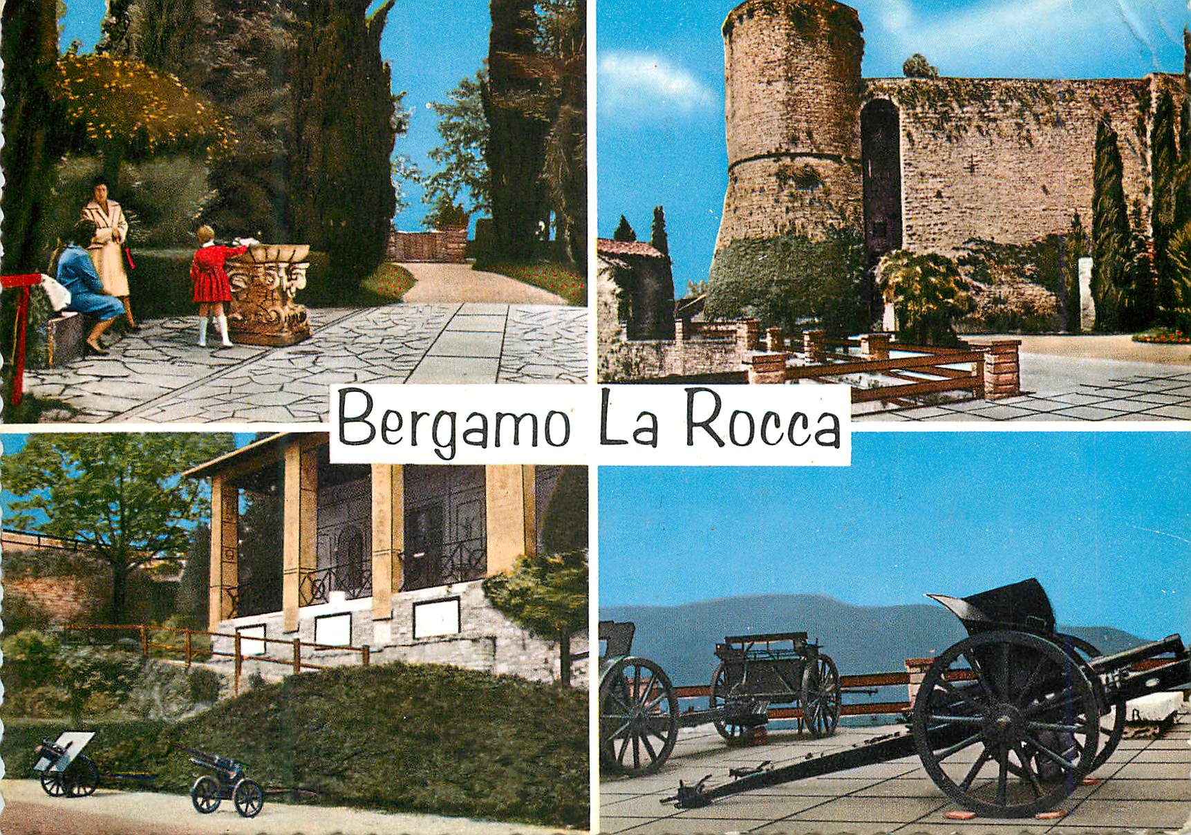 CPM Bergamo La Rocca Canon Militaria