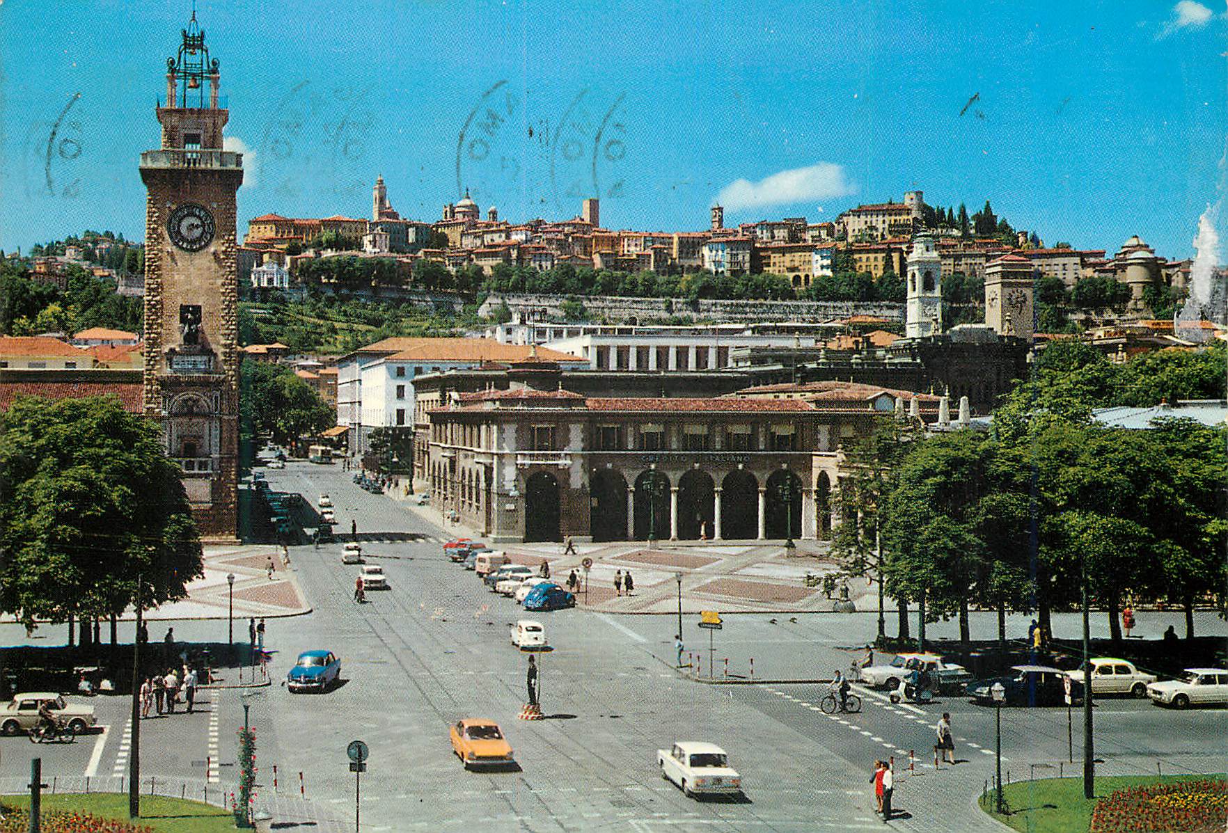 CPM Bergamo Place Vittorio Veneto et Ville Haute