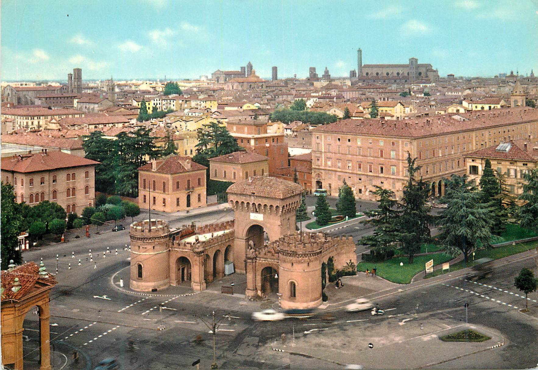 CPM Bologna Porte Saragosse et panorama