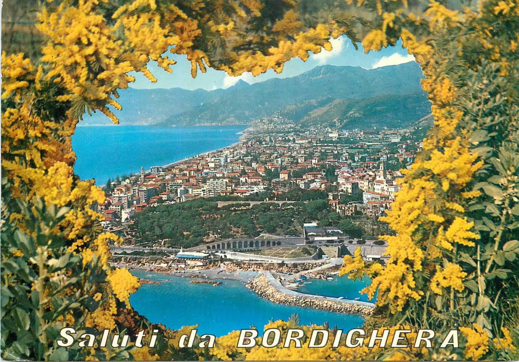 CPM Bordighera Cote des Fleurs Vue aerienne