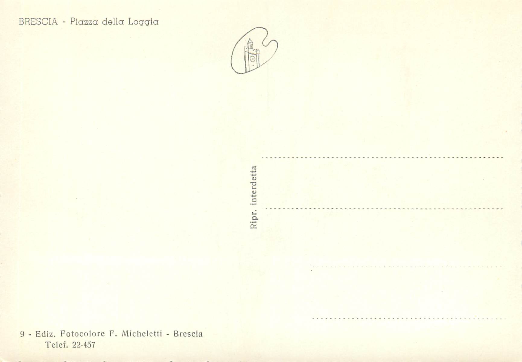 CPM Brescia della Loggia — Rückseite