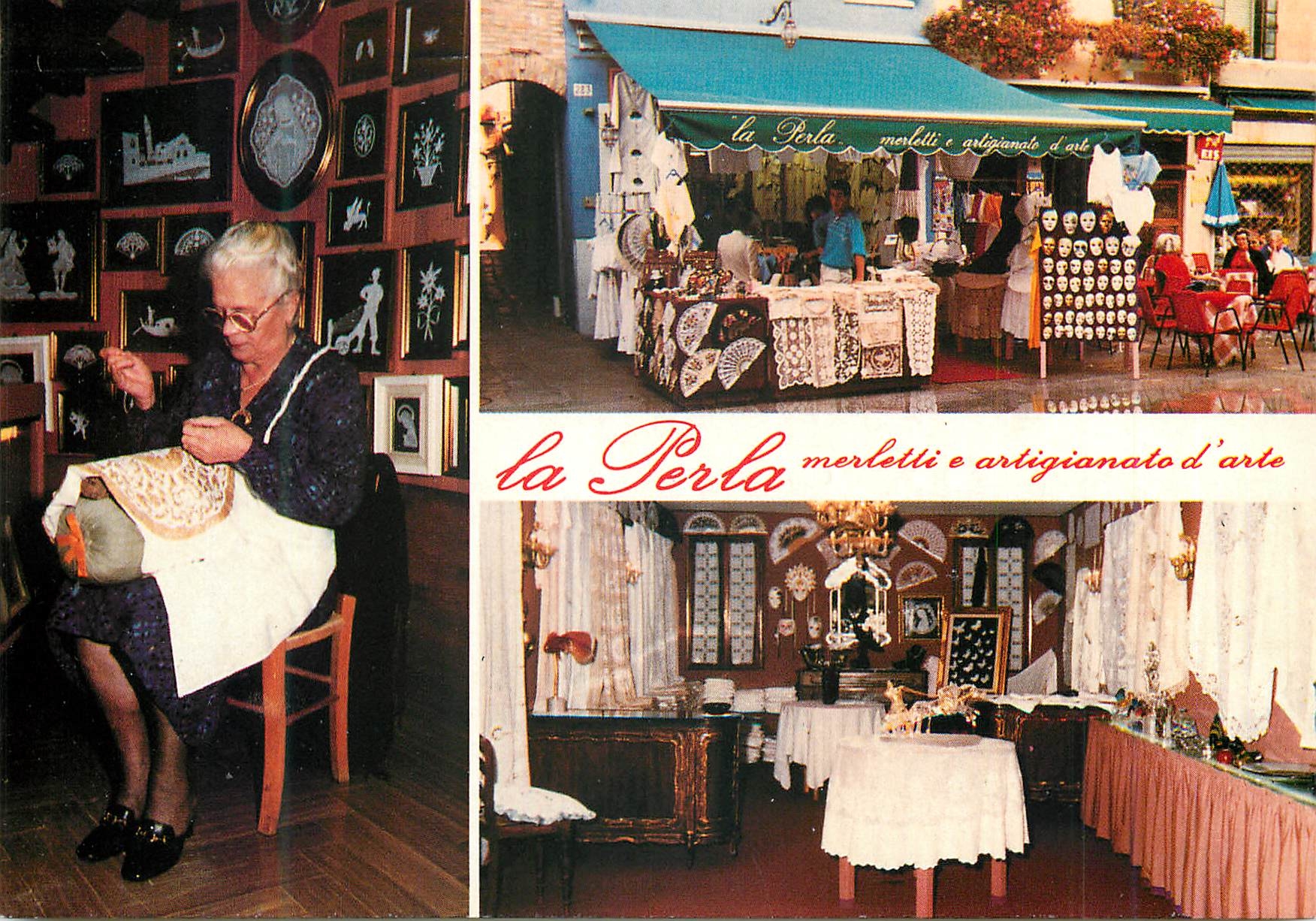 CPM la Perla merletti e artigianado d arle di Bon Renzo Via Galuzzi Burano