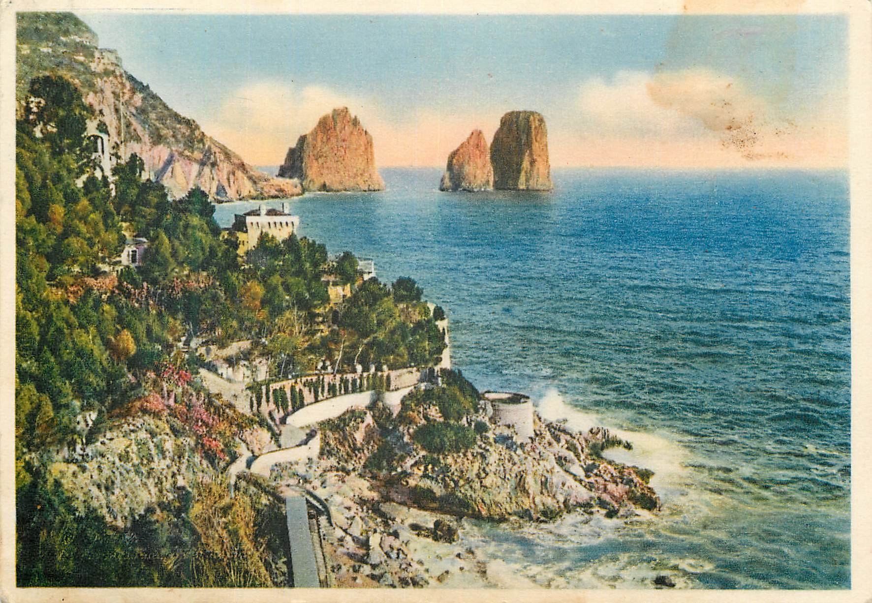 CPM Capri Tour Sarrazine et Faraglione