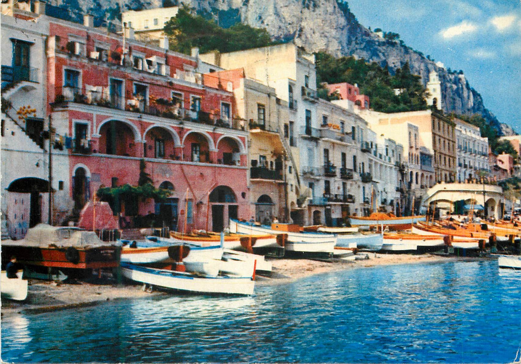 CPM Luci e Colori d Italia Capri Marina Grande
