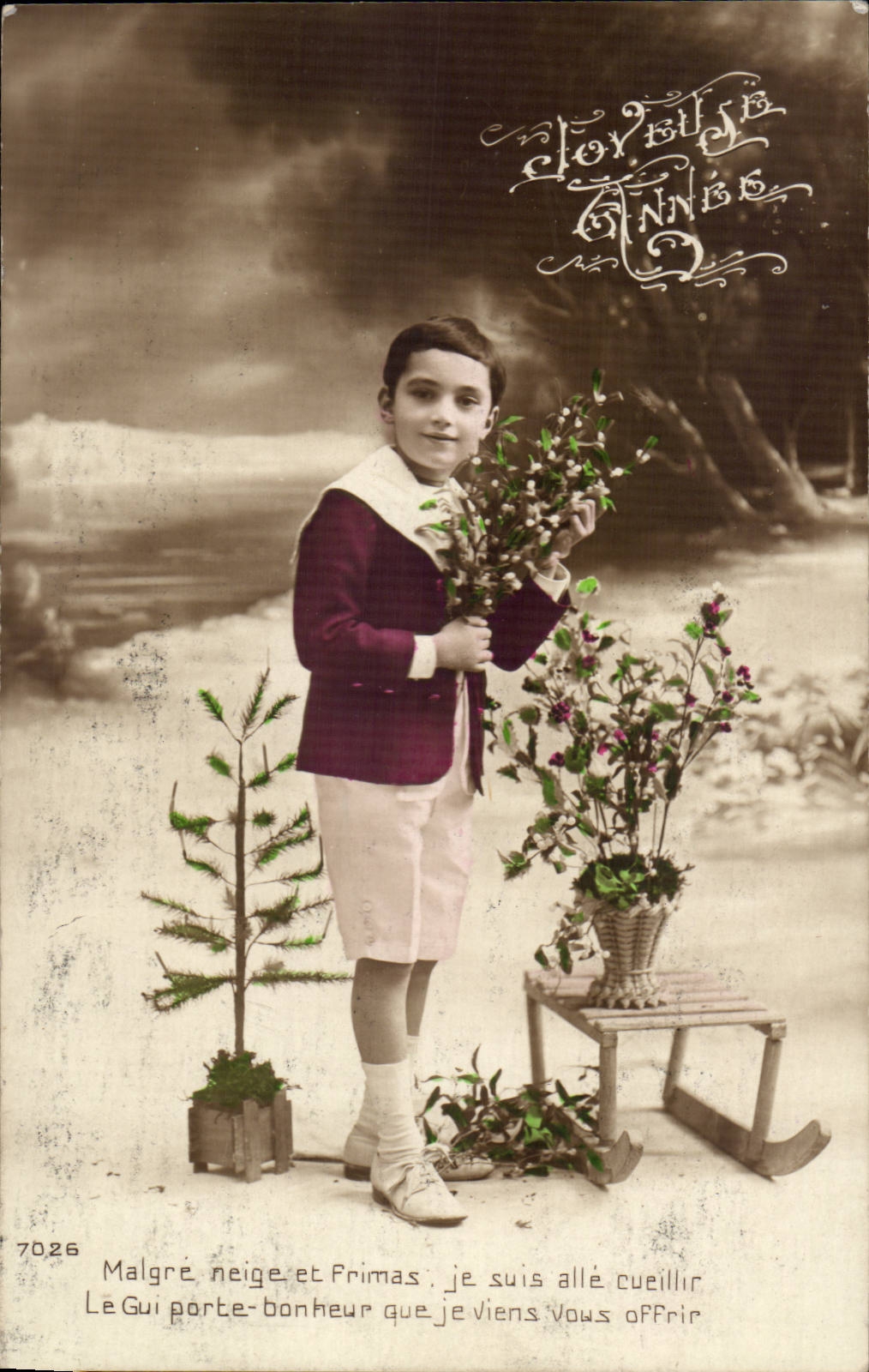 CPA FAntaisie Joyeuse Annee