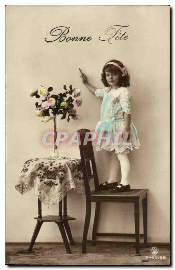 CPA FAntaisie Bonne fete
