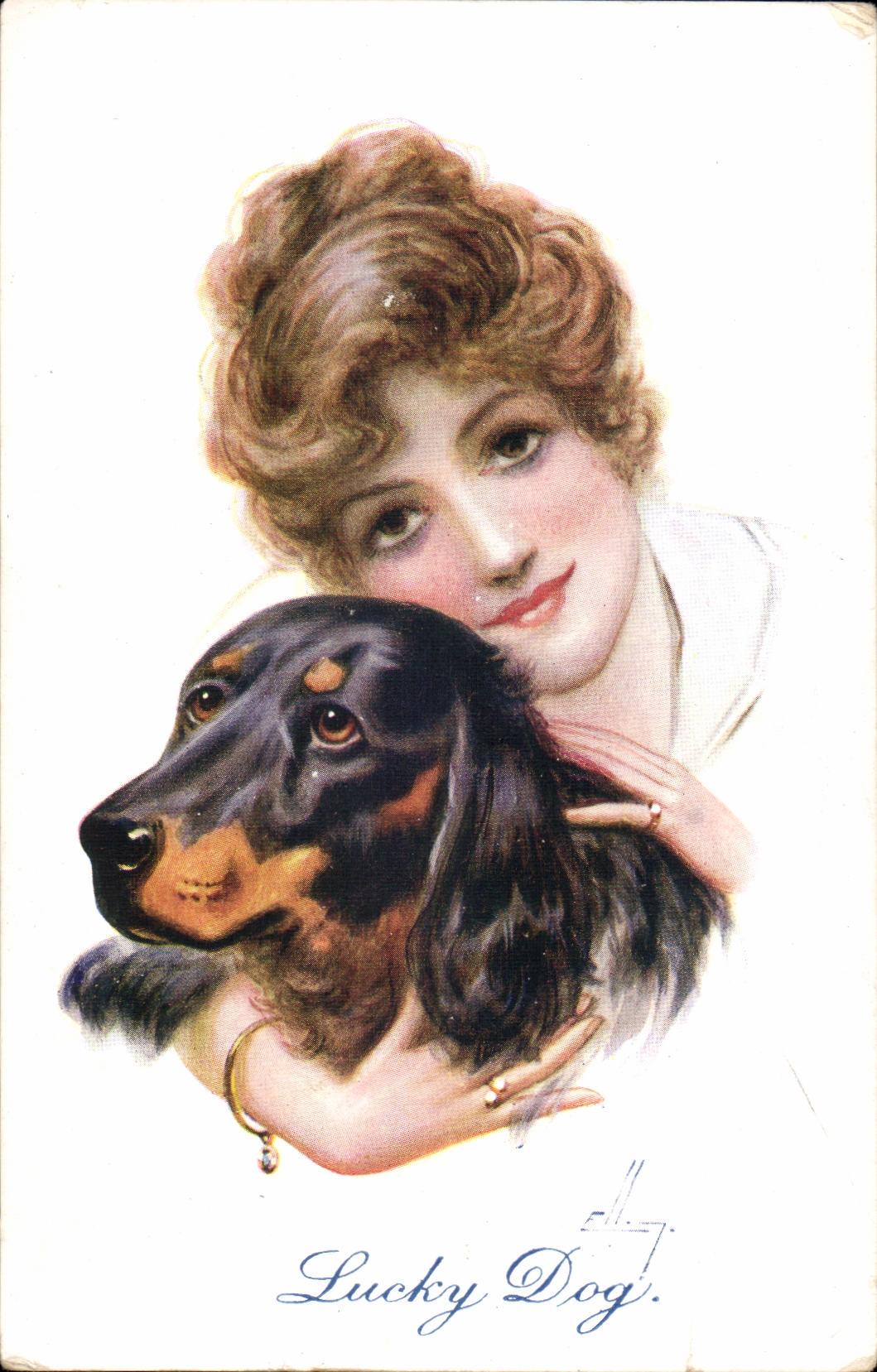 CPA FAntaisie Lucky dog Chien
