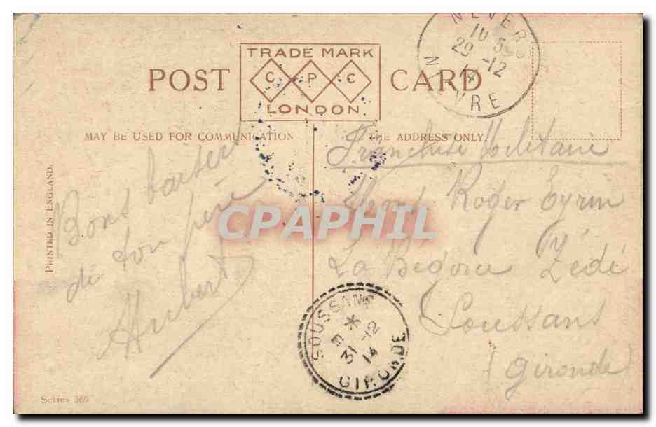 CPA Fantaisie Ze n'ai pas peur des Boches Germans (Militaria patriotique) — Rückseite