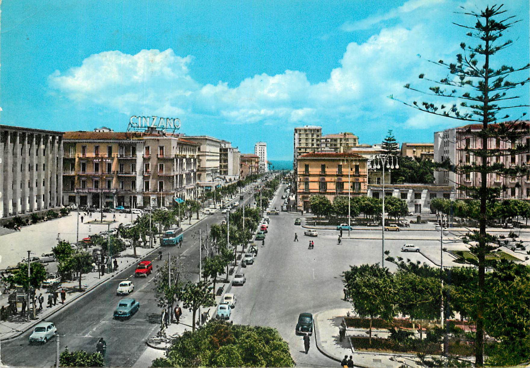 CPM Catania place G Verga et le cours d'Italie