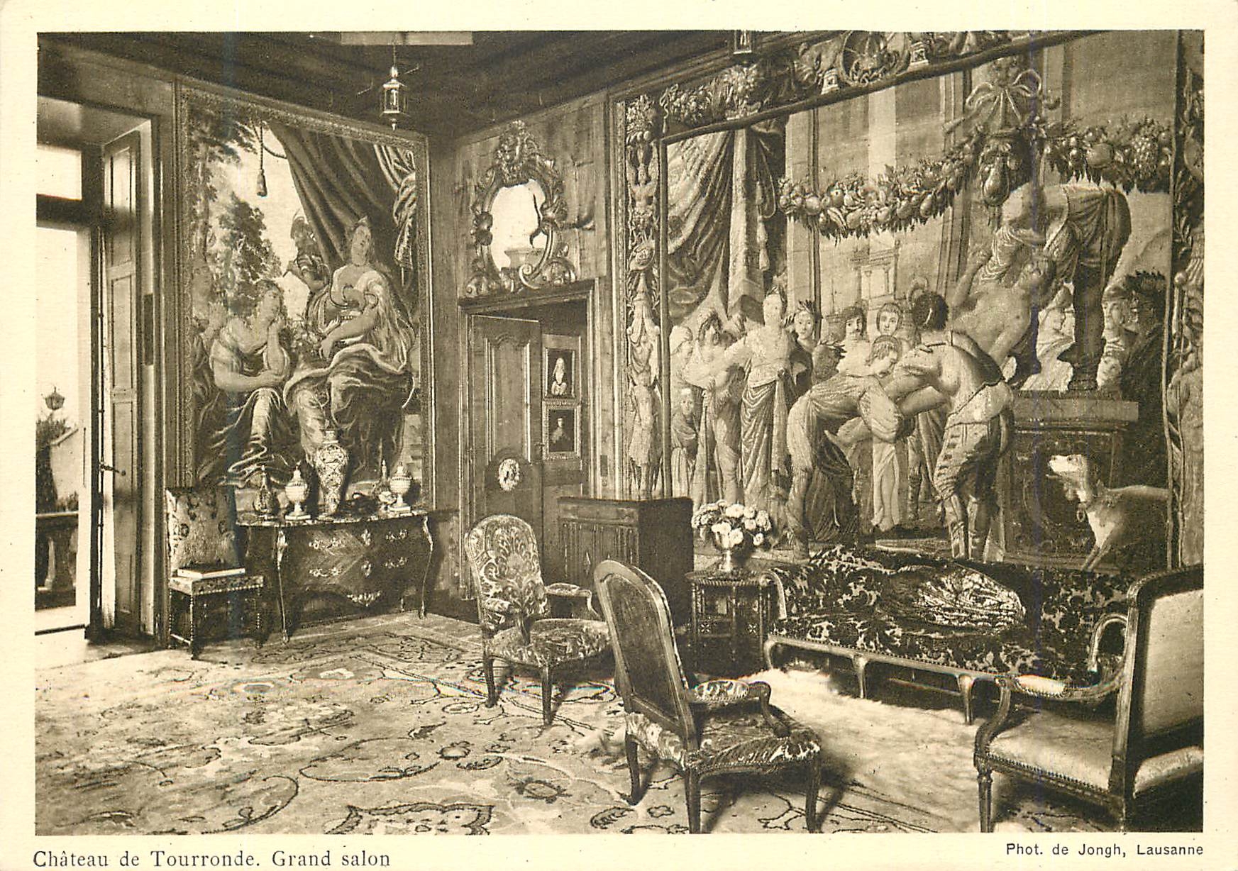 CPM Chateau de Tourronde Grand salon