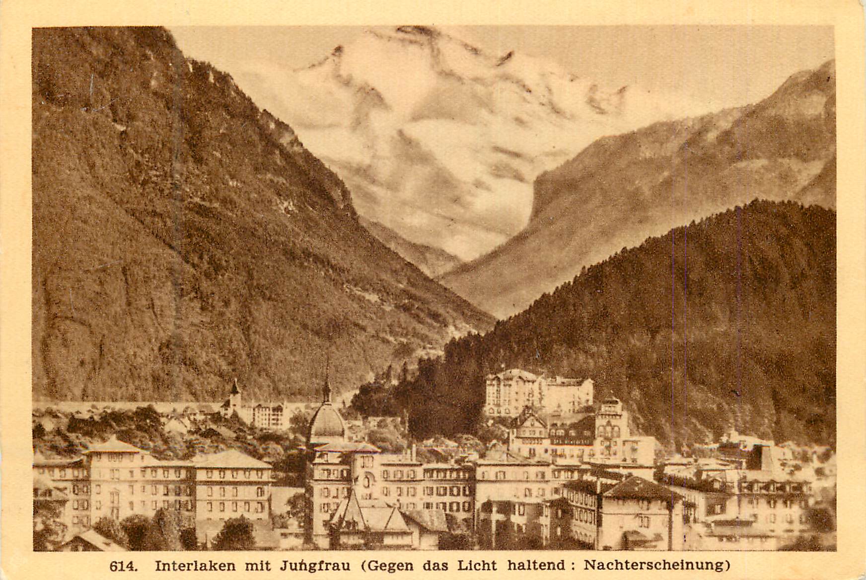 CPM Intelake mit Jungfrau (Gegen das licht haltend nachterscheinung)