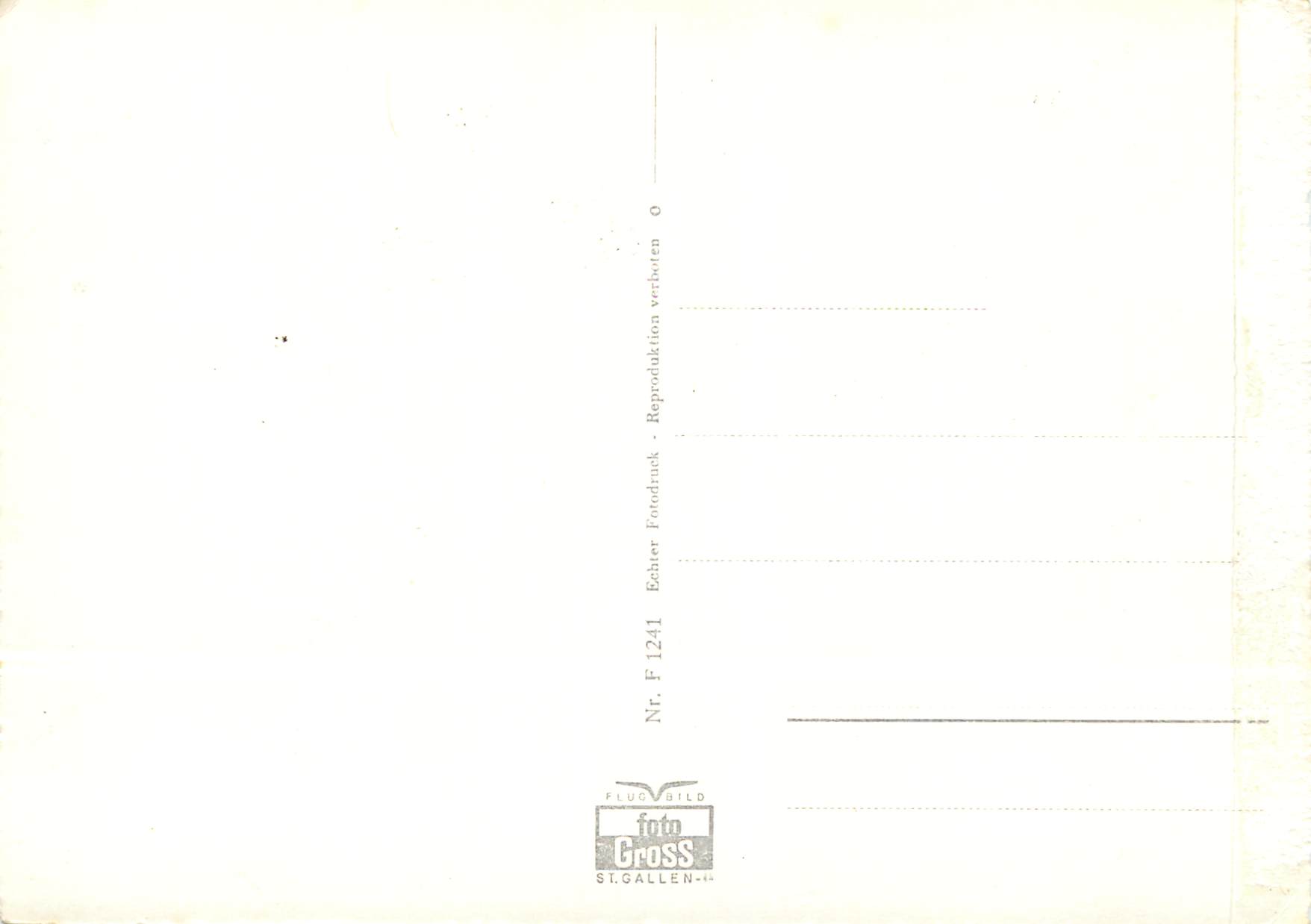 CPM Flugaufnahme Masescha (Ft liechtenstein) Blick in's Rheintal — Rückseite