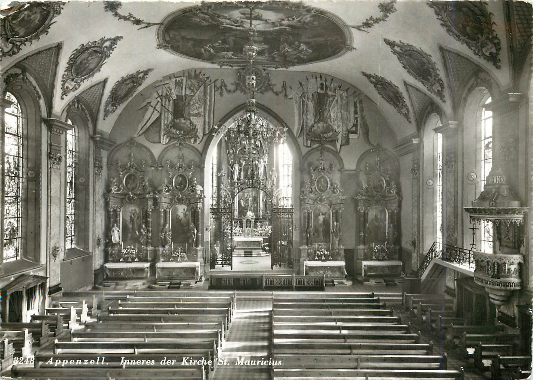 CPM Appenzell Inneres der Kirche St Mauricius