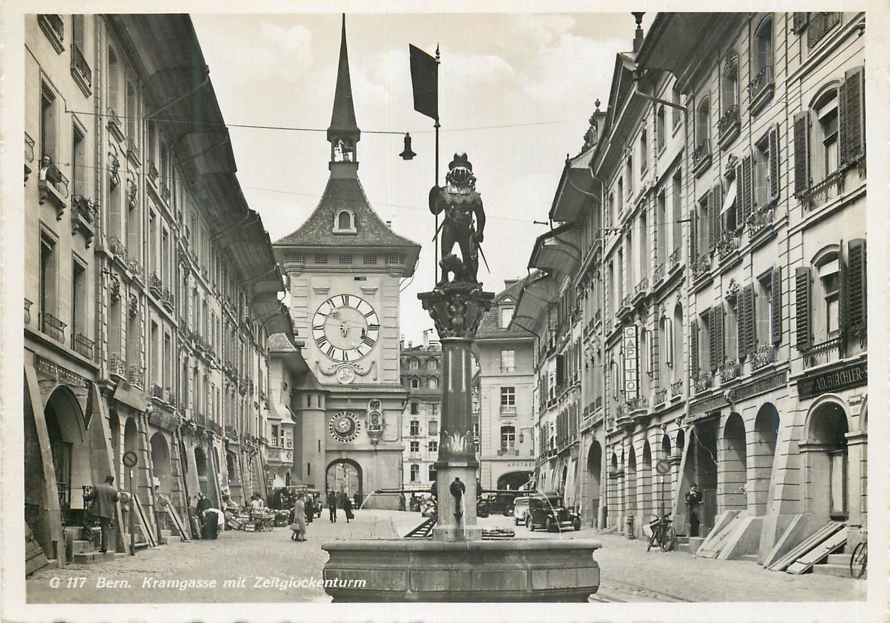 CPM Bern Grand Rue et la Tour d'Horloge