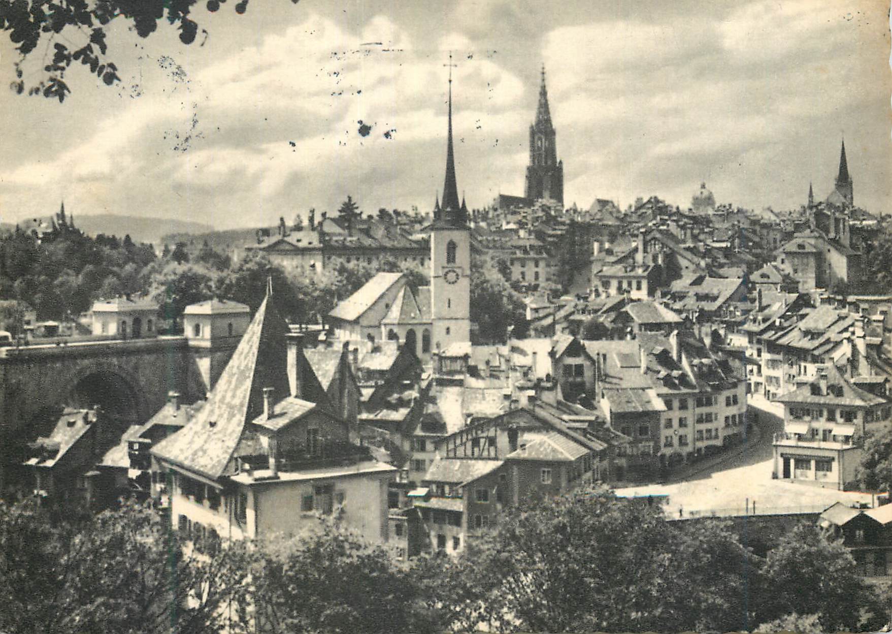 CPM Bern Coup d'oeil de l'ancienne ville de la montee d'Aargauerstanf