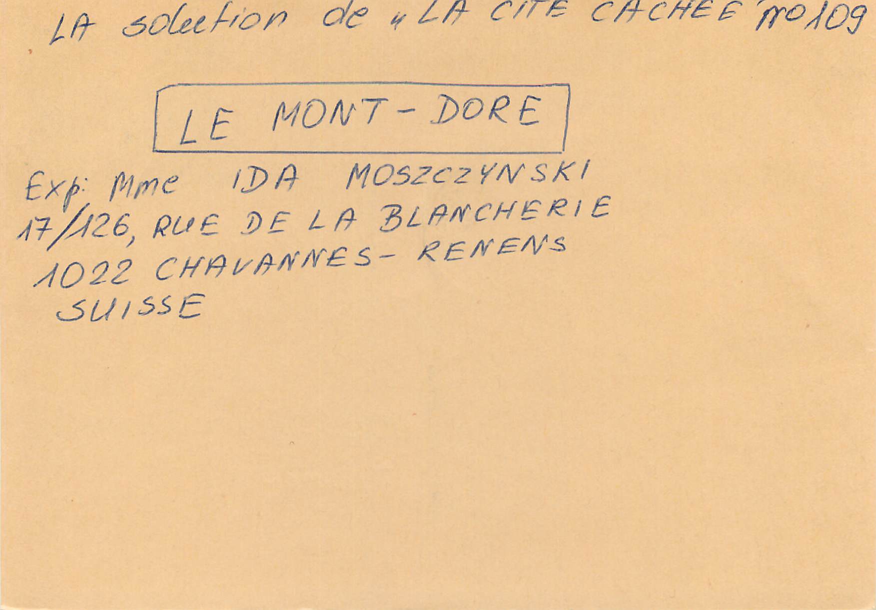 Entier Postal Suisse 1993 pour Paris — Back