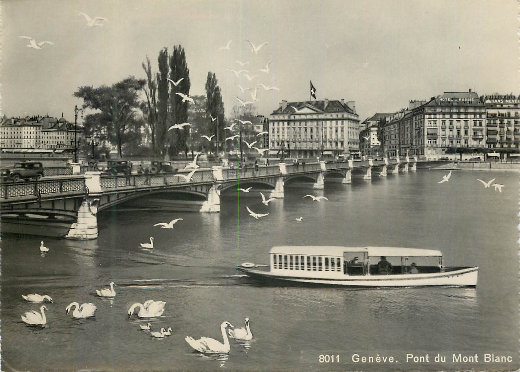 CPM Geneve Pont du Mont-Blanc