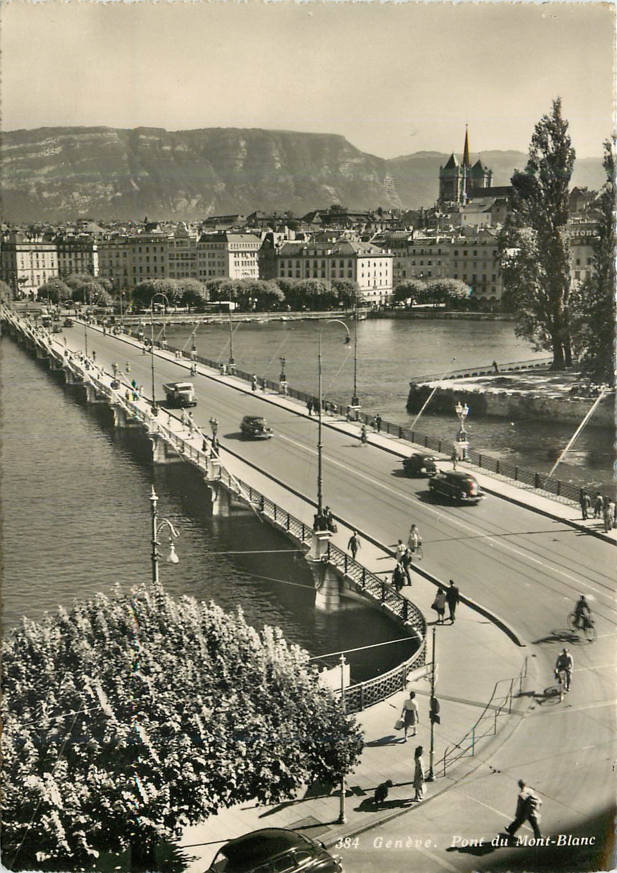CPM Geneve Pont du Mont-Blanc