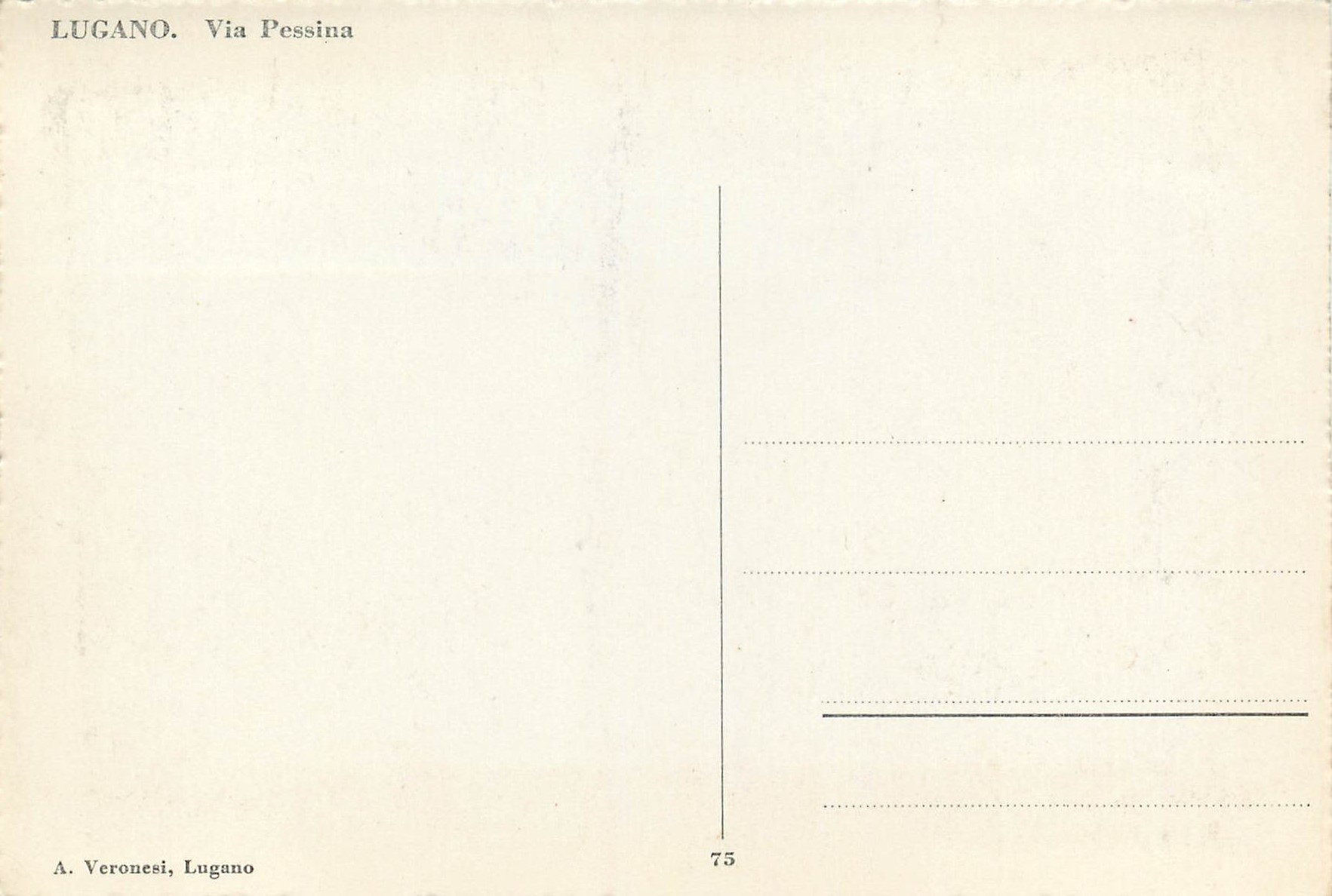 CPM Lugano Via Pessina — Rückseite
