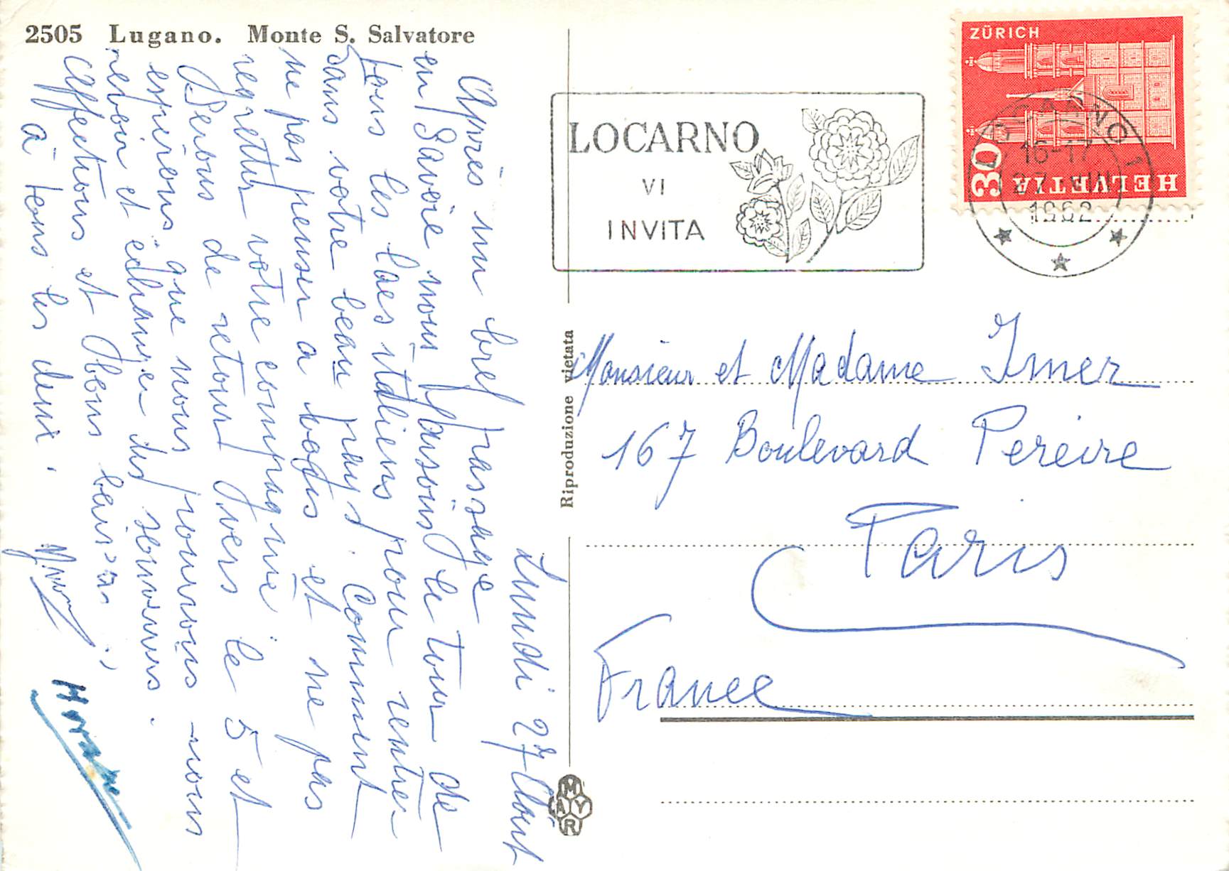CPM Lugano Monte S Salvatore — Rückseite
