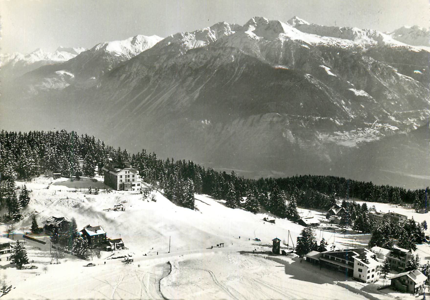 CPM Montana-Vermala Hotels du Parc et du Lac avec les Alpes Valaisannes