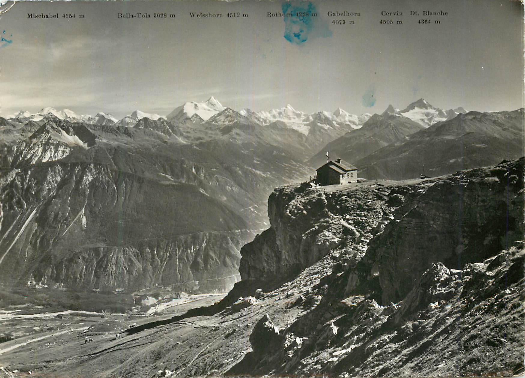 CPM Montana-Crans Panorama vu de la Cabane des Violettes