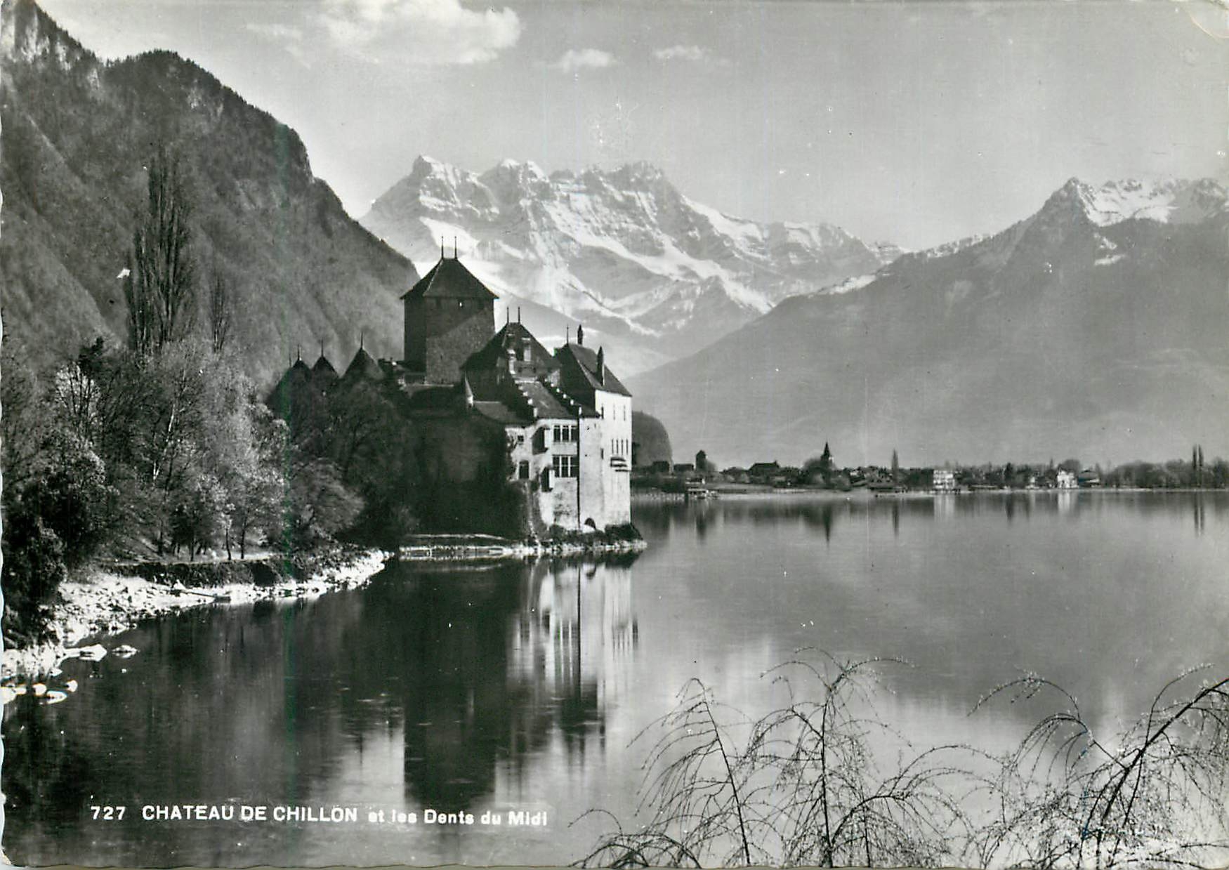 CPM Montreux Chateau de Chillon et les Dents du Midi