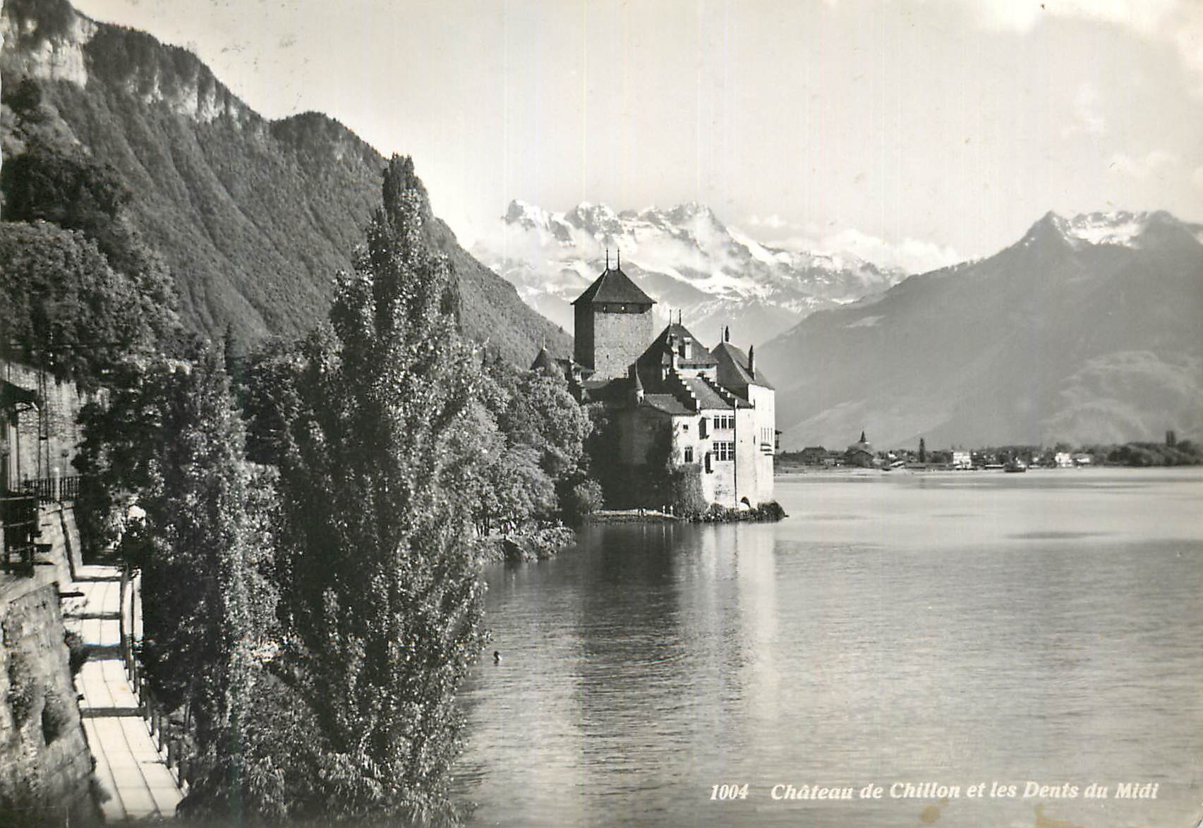CPM Montreux Chateau de Chillon et les Dents-du-Midi