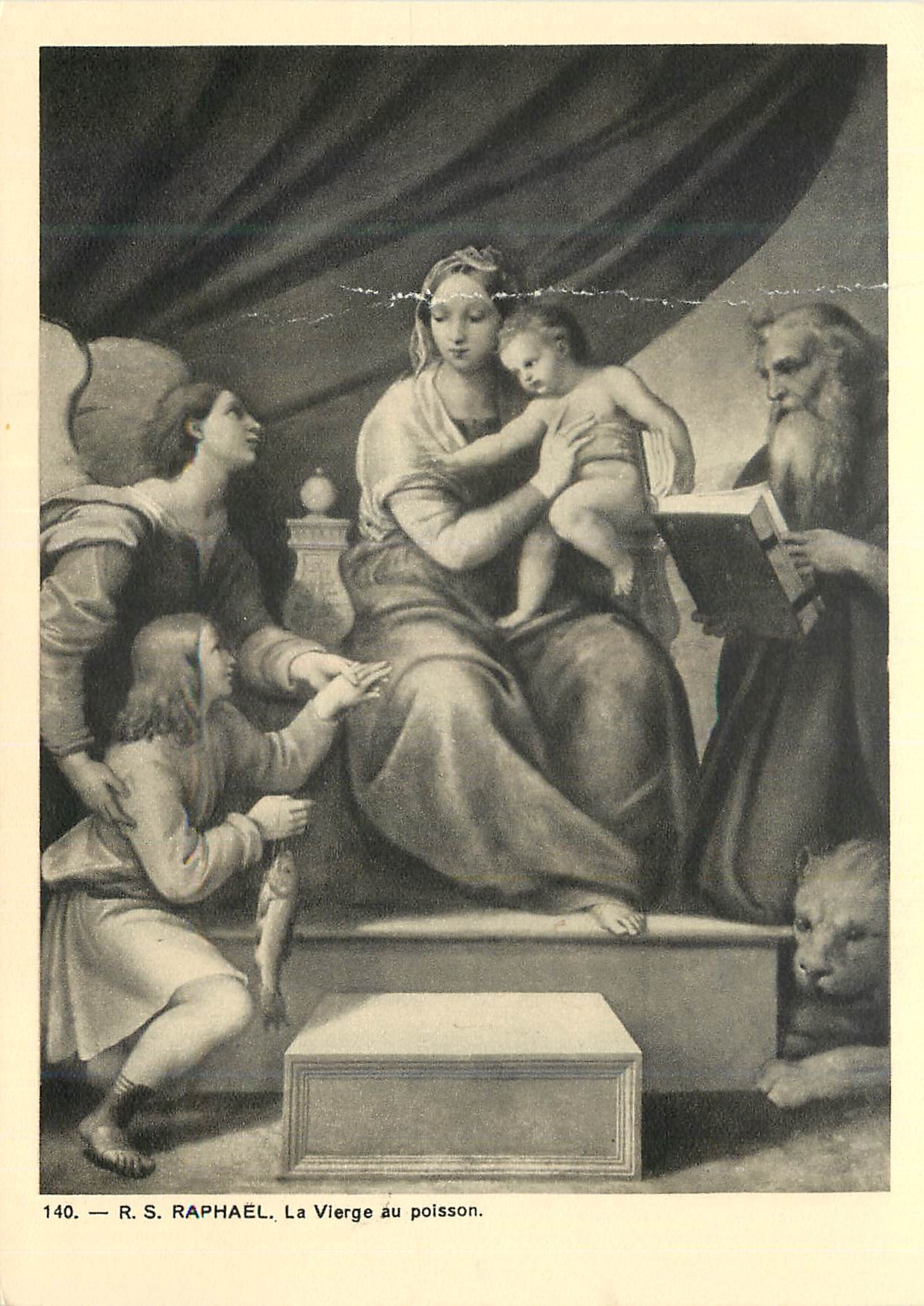 La Vierge au poisson — Raphaël — Édition Naville & Cie, Genève, n°140