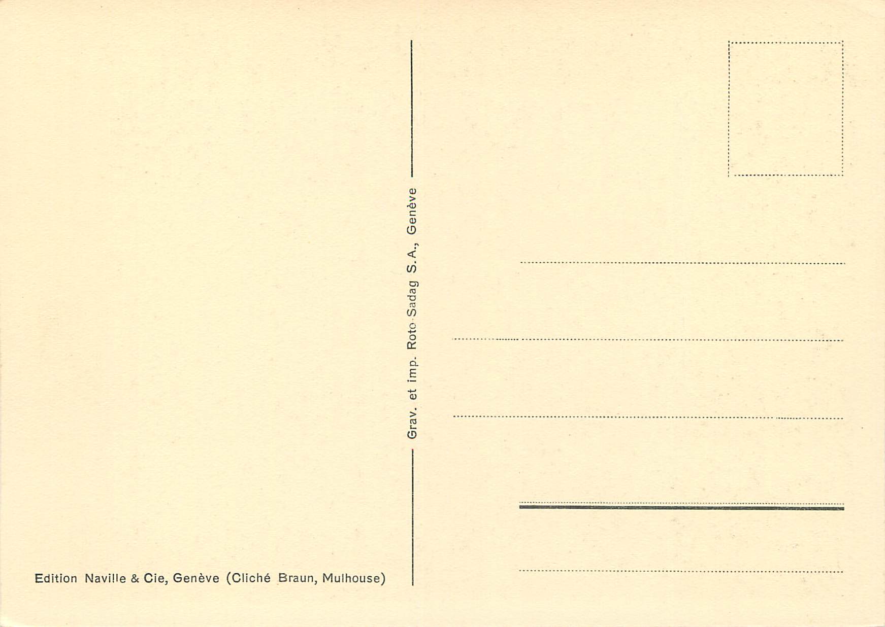 La Vierge au poisson — Raphaël — Édition Naville & Cie, Genève, n°140 — Back