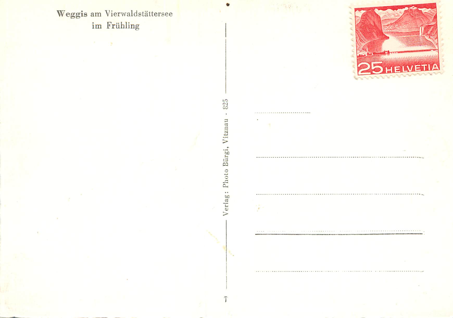 CPM Weggis Kurort — Rückseite