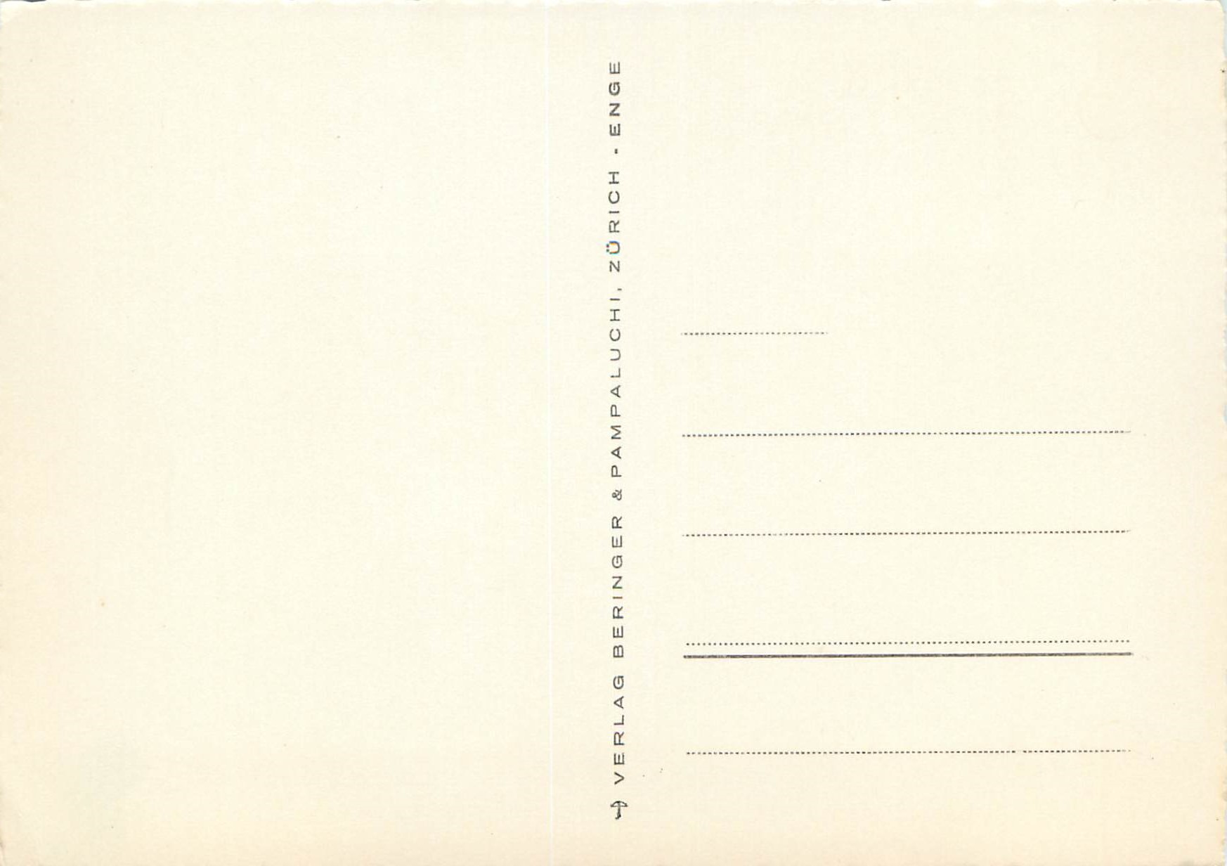 CPM Zurich Hans Waldmann — Verso
