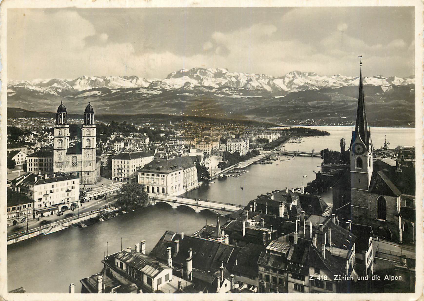Zurich und die Alpen — Z 418 — VIG Photo Rotation