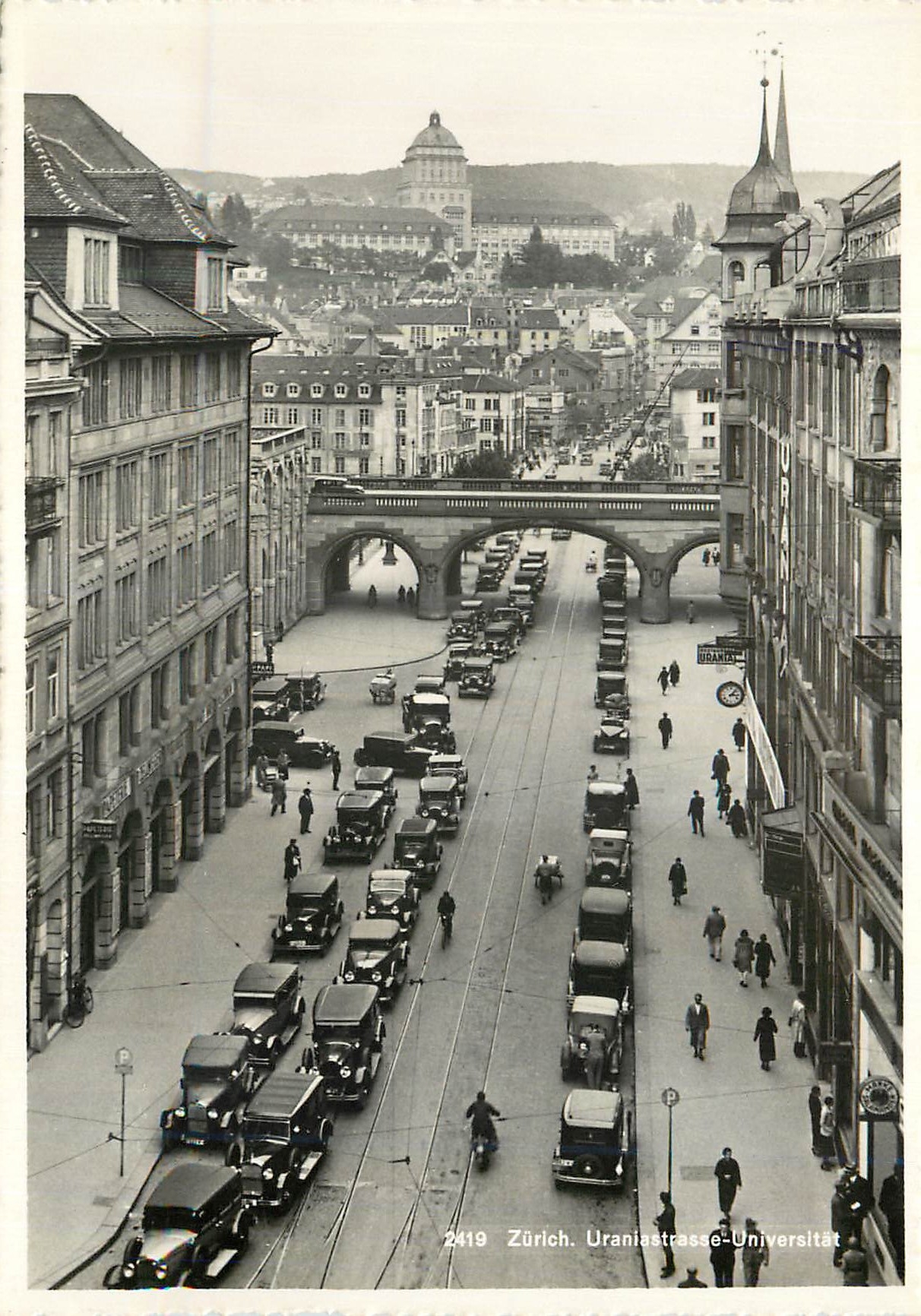 Zurich - Uraniastrasse - Université — VIG Photo-rotation, n°2419