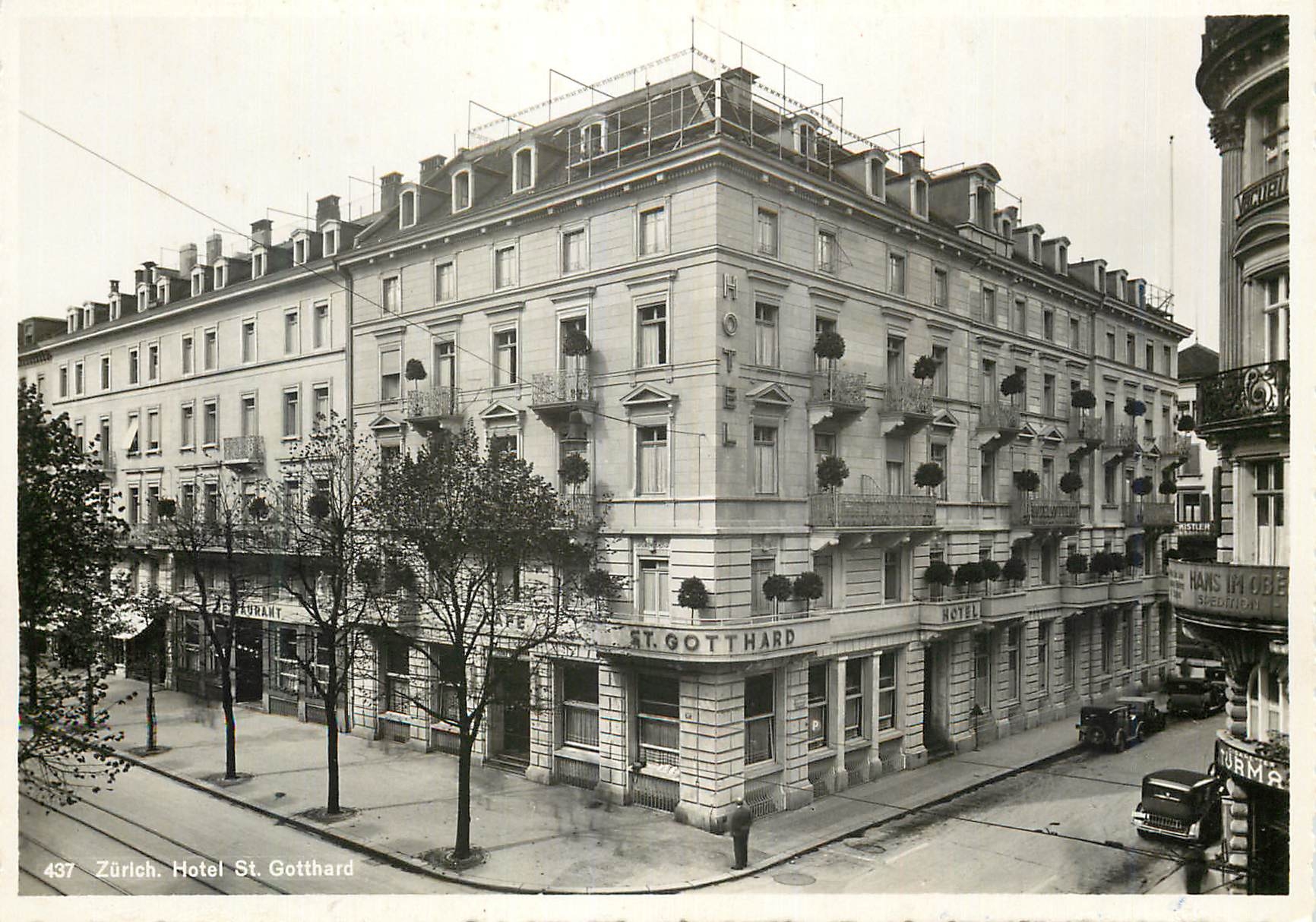 Hôtel St. Gotthard — Zurich — éditeur Vig