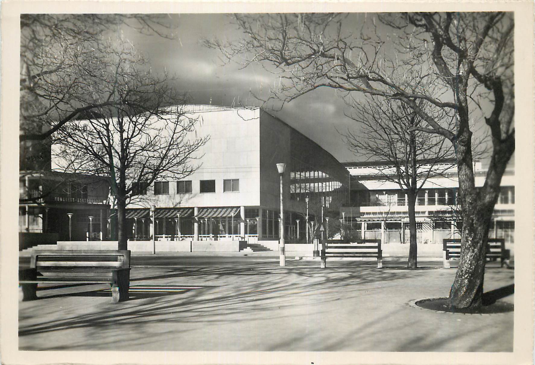 Zurich, Kongressgebäude — vue du bâtiment moderne — REAL Verlag Trogen, n° 2094