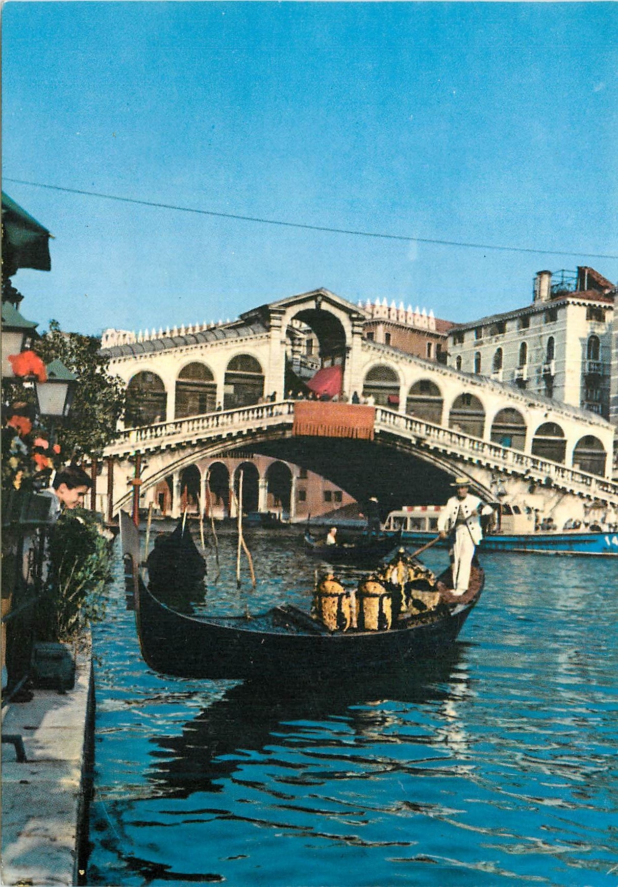 CPM Venezia Pont de Rialto et gondole