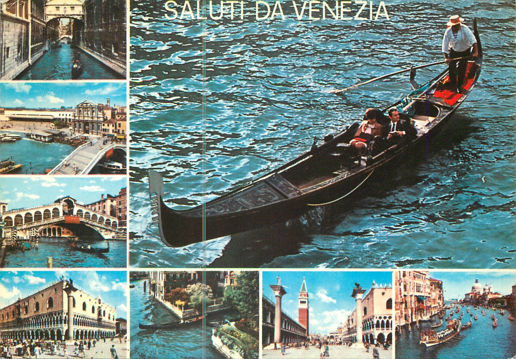 CPM Venezia S Marcuala Trajet et Fondaco dei Tuichi