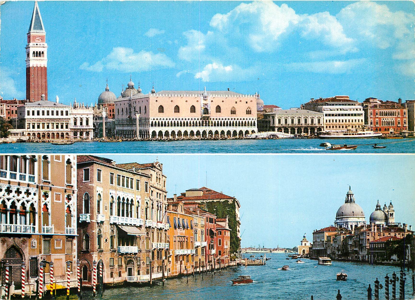CPM Venezia Grand Canal et Eglise de St Maria delta Salute