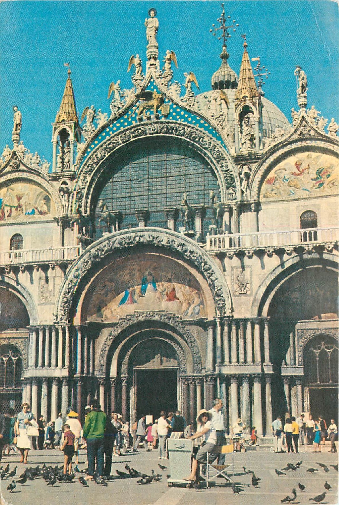 CPM Venezia Particulier de la Basilique de Saint-Marc