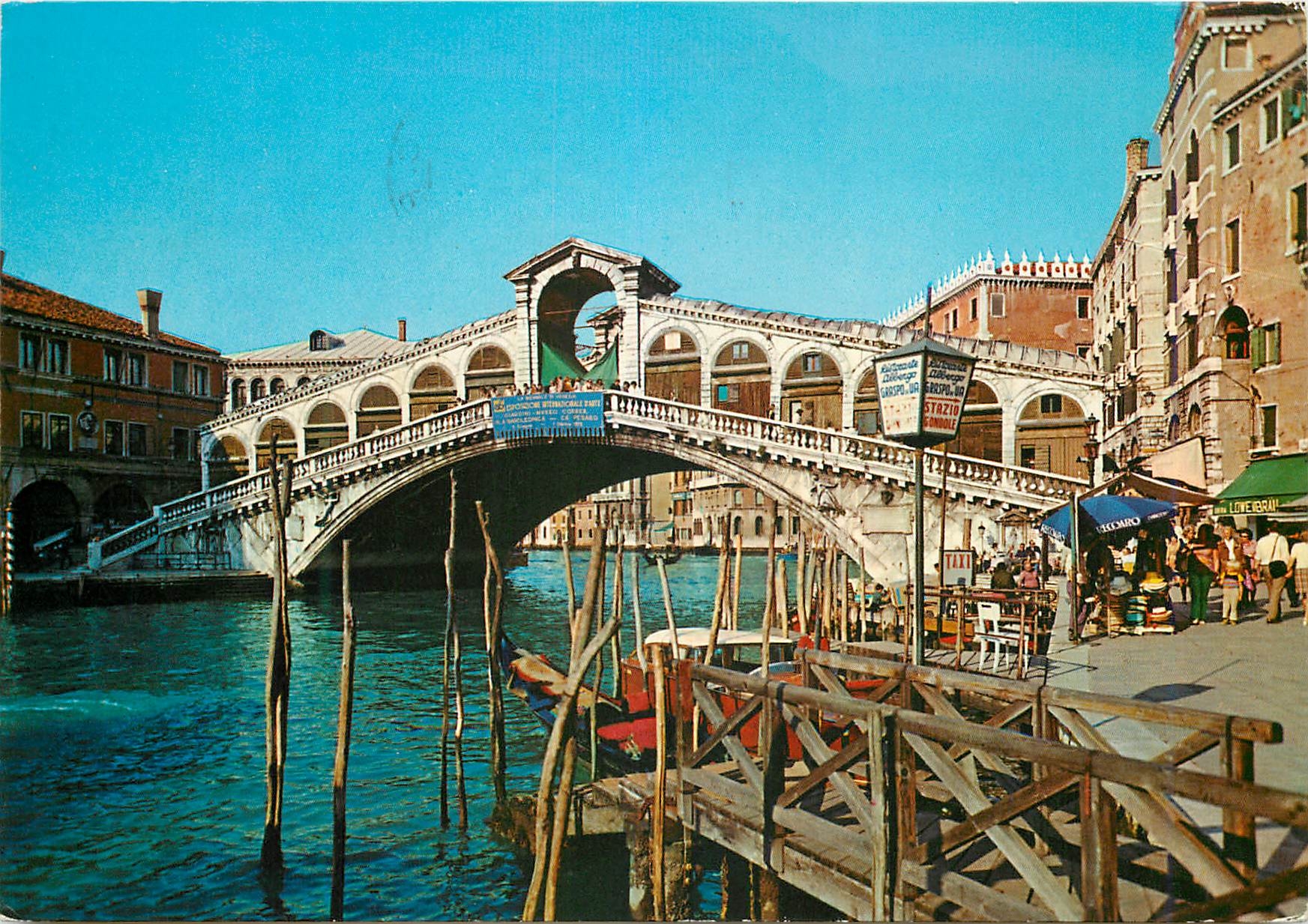CPM Venezia Grand Canal Pont de Rialto
