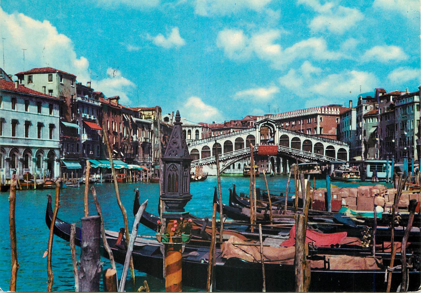 CPM Venezia Canal Grand Le pont de Rialto